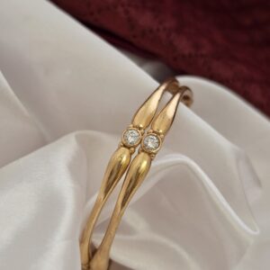 Premium Impon Ad Stone Diamond Replica Bangle
