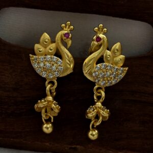 Premium Foaming Ad stone Peacock Jhumkha