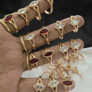 Premium Impon Ruby Stone Ring