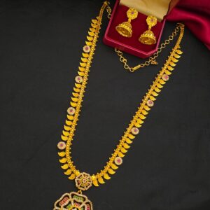 AADi OFFER SALE Foaming Manga Type Ad Stone Haram With earings